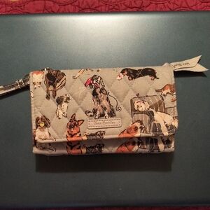 Vera Bradley Gray Dog Pattern Tote